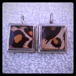 Earrings cheetah print